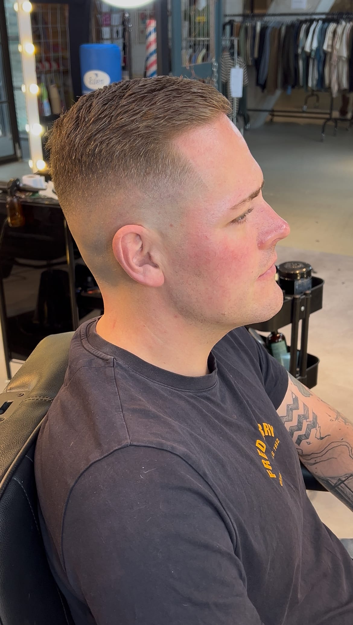 Home Kapsel barber afterfoto